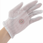 Gants polyester rayés antistatic tunisie