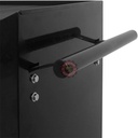 Détail de la poignée latérale et du verrou central de la servante GATMATIC GTT232