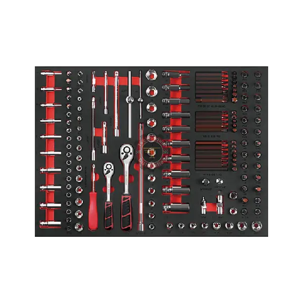 Servante GATMATIC GTT381, tiroir de douilles, cliquets et rallonges
