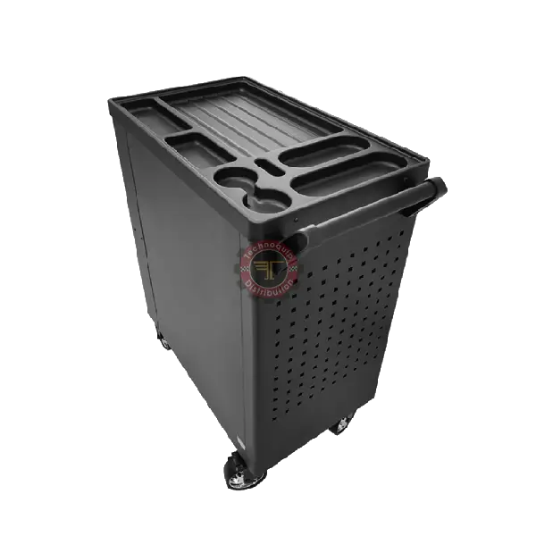 Servante GATMATIC GTT381, plateau de travail ABS vu de dessus