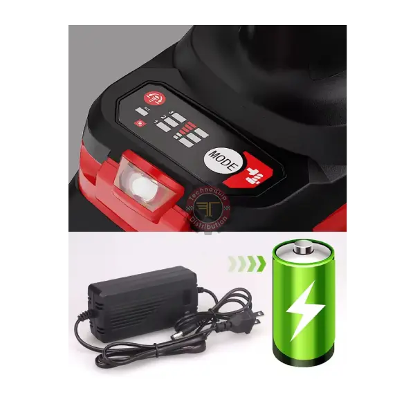 Batterie 21 V et chargeur de la clé à chocs GATMATIC GEW-1100