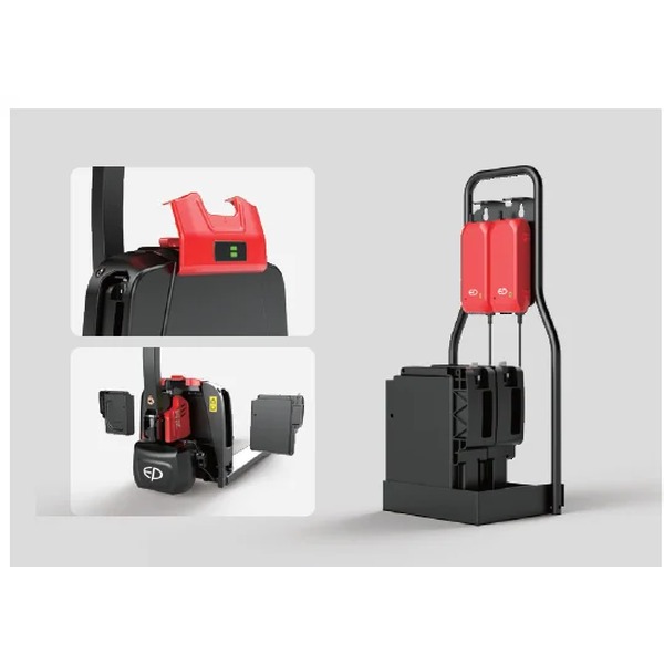Double batterie Li-ion amovible et station de charge du F4-201