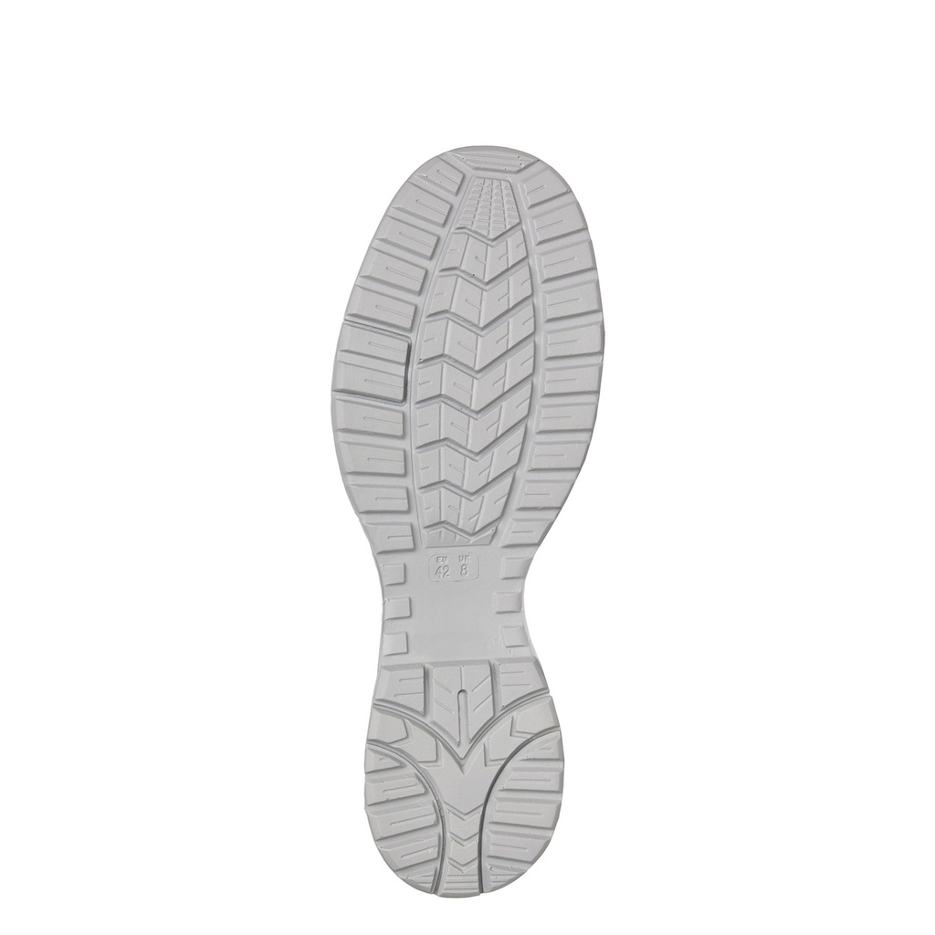 Semelle TYRE en polyuréthane bi-densité de la chaussure de sécurité PEZZOL MUSTANG 247U-002, vue de dessous