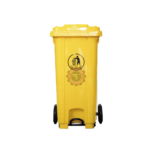 Poubelle 120 l à pédale