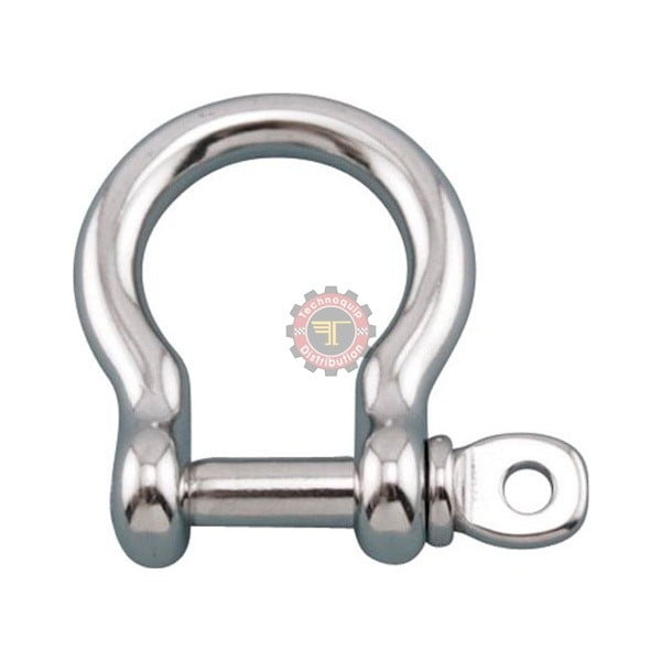 Manille arrondie inox