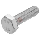 Vis tête hexagonale acier galvanisé 8*8