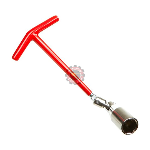 Clé à bougie articulée