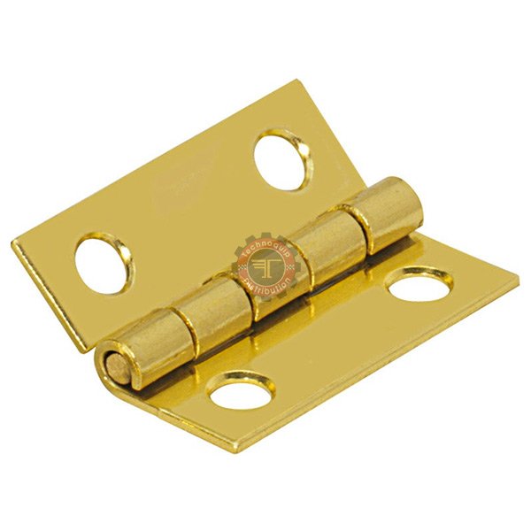 Charnières fixe laiton pour meuble