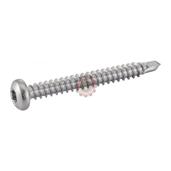 Vis autoperceuses tête cylindrique six lobes Inox A2
