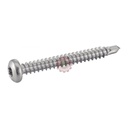 Vis autoperceuses tête cylindrique six lobes Inox A2