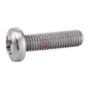Vis à métaux tête cylindrique pozidrive Inox A2 - DIN 7985
