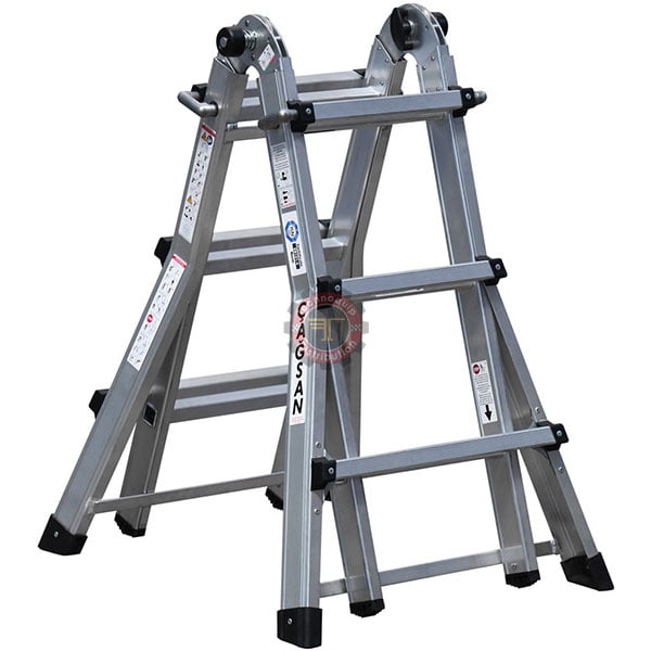 Échelle articulée 2 plans aluminium