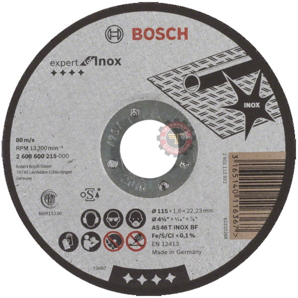 Disques Expert for Inox Rapido à tronçonner Bosch (diametres 230mm)