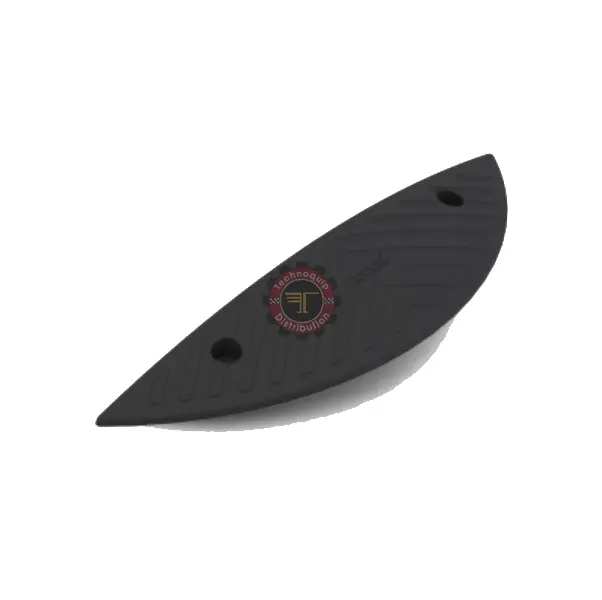 Embout de ralentisseur en caoutchouc noir 50 cm 