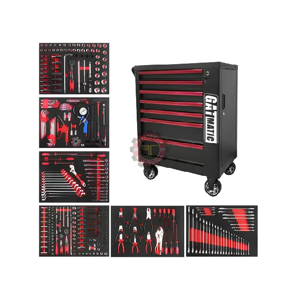 Servante d'atelier 7 tiroirs GATMATIC GTT381, 381 outils