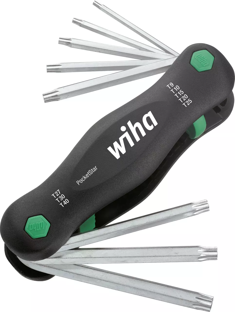 Multitool pliant PocketStar TORX 8 pièces T9-T40 Wiha 23049