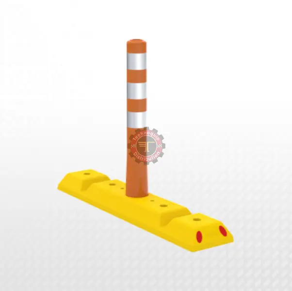 Séparateur de voie avec délinéateur 45 & 75cm 