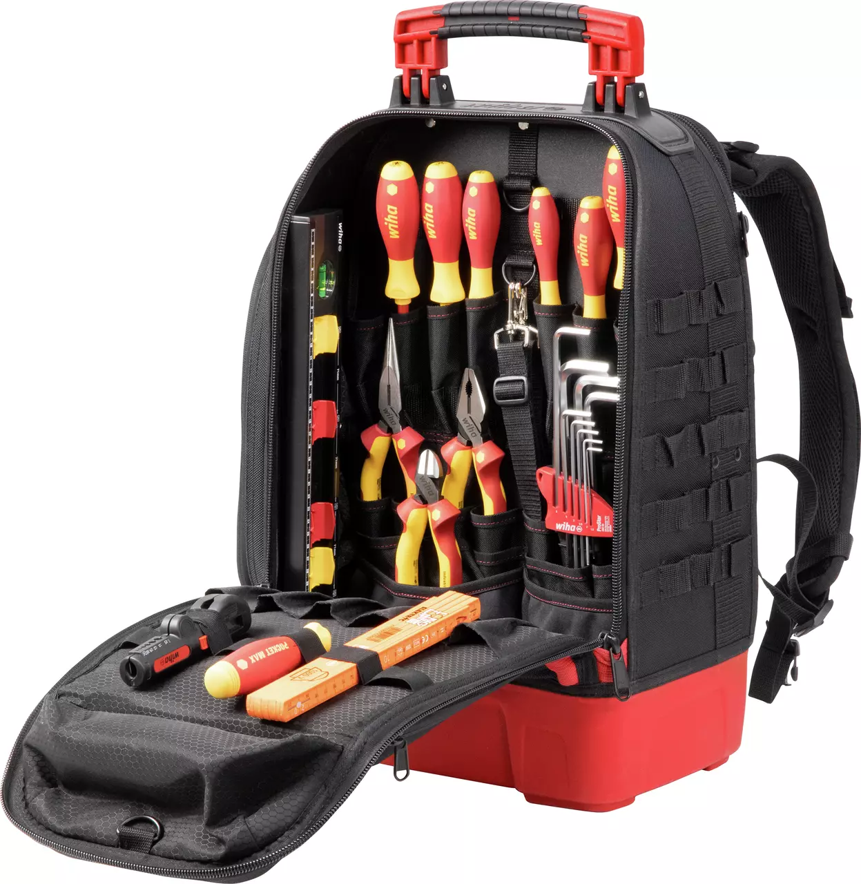 Sac à dos à outils garni 27 pièces pour électricien Wiha 45528