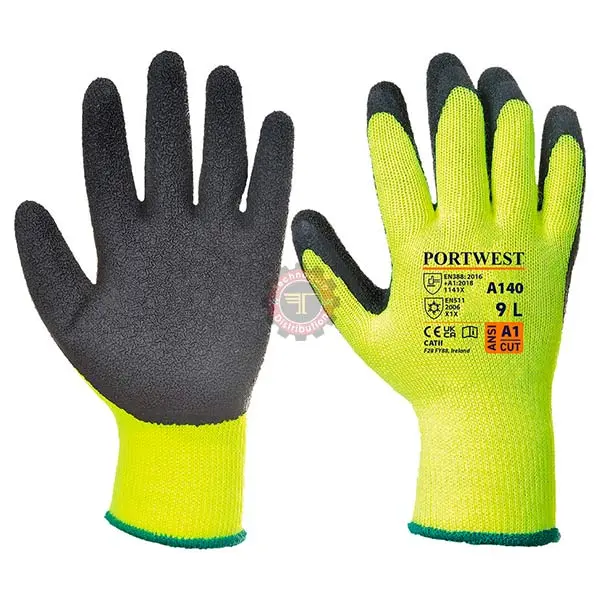 Gant Thermique enduit latex A140 (anti-froid) PORTWEST 