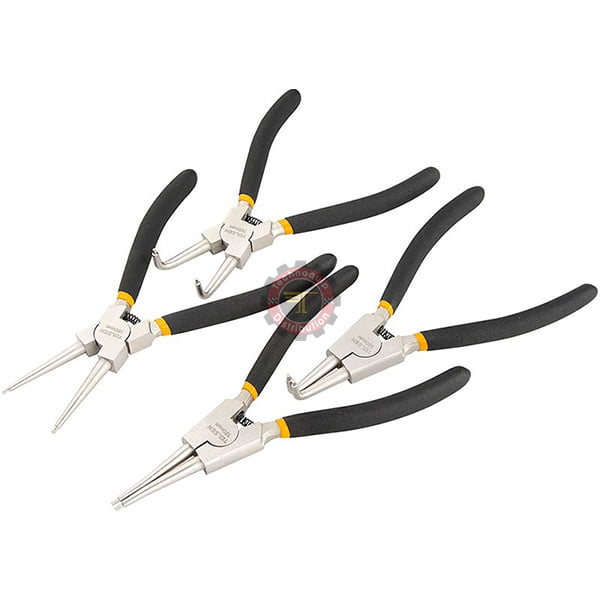 Jeu de 4 pinces à circlips 7"