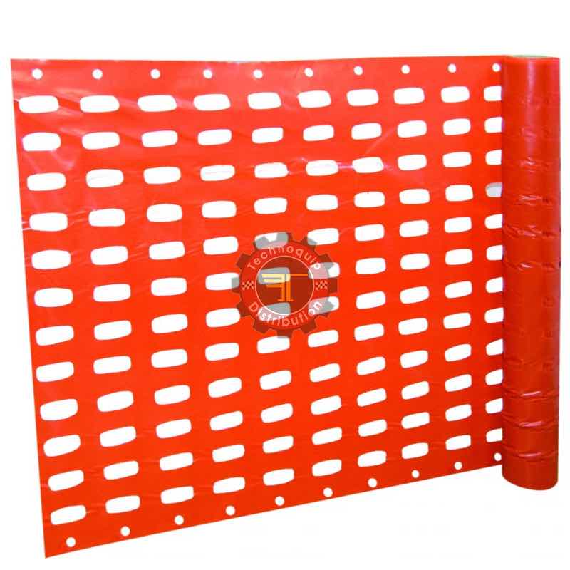 Filet de chantier orange
