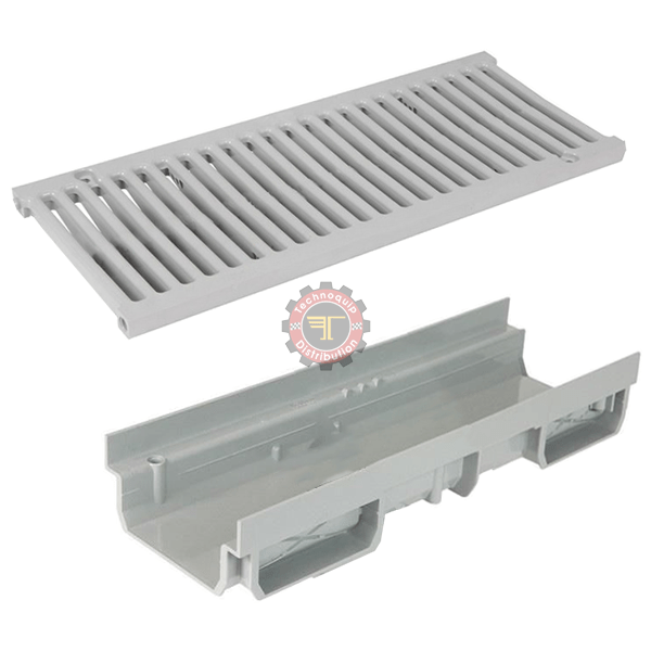 CANIVEAU + GRILLE 20*50CM