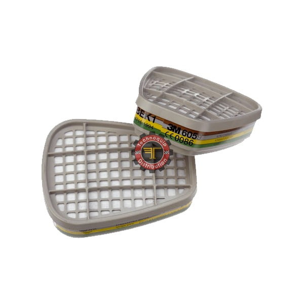 Paire de filtre anti gaz et vapeur ABEK1 6059 3M