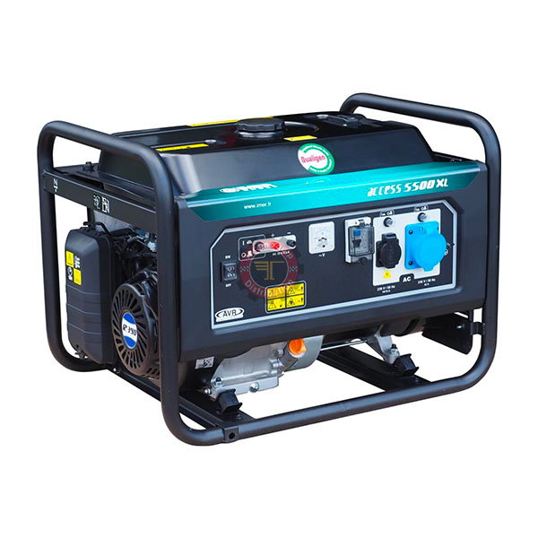 Groupe électrogène ACCESS 5500 XL -5,5KW 230V AVR- essence -6,9 KVA