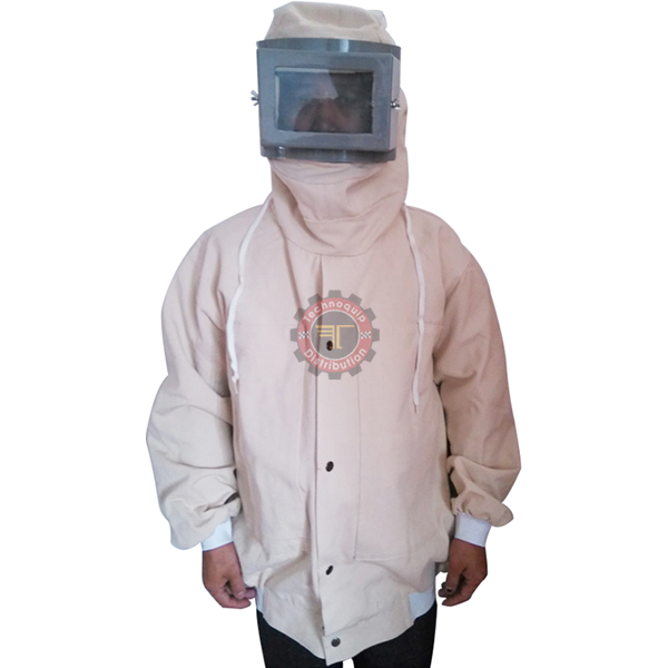 Tenue protection de sablage en toile