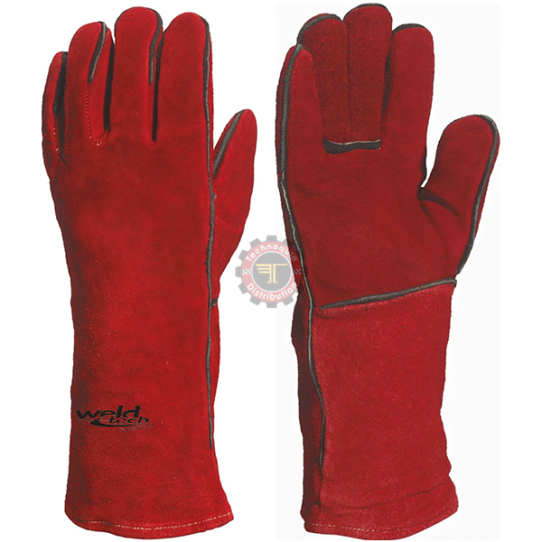 Gants anti-chaleur croûte rouge