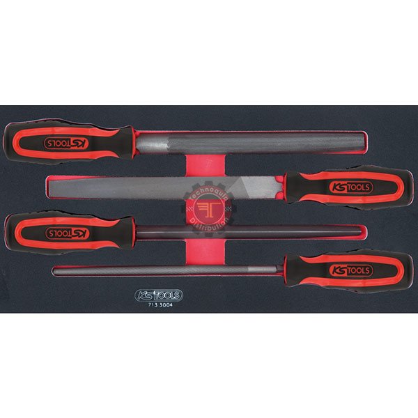 Module de 4 limes demi-douces