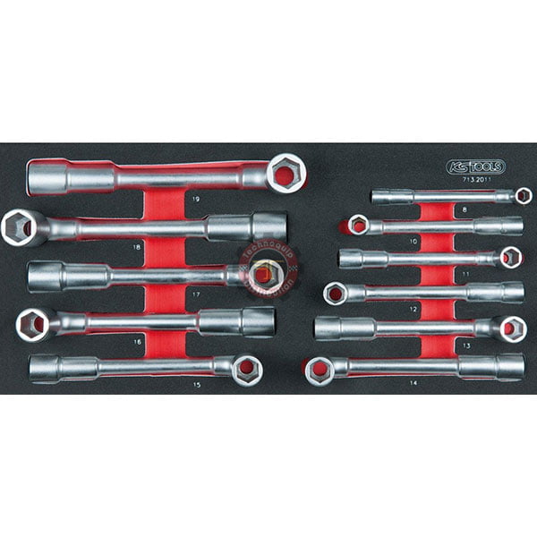 Module de clés à pipe débouchées 6 pans