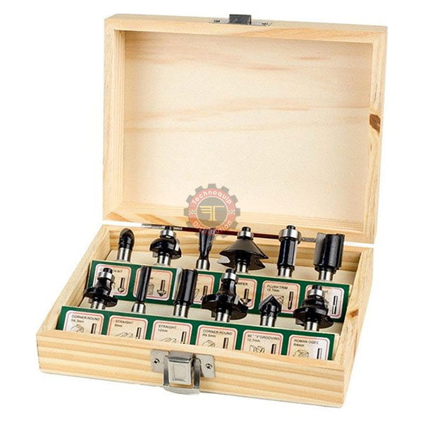 Jeu de fraise à bois 12 pièces