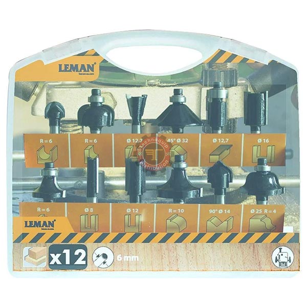 Coffret 12 mèches carbure queue 6MM