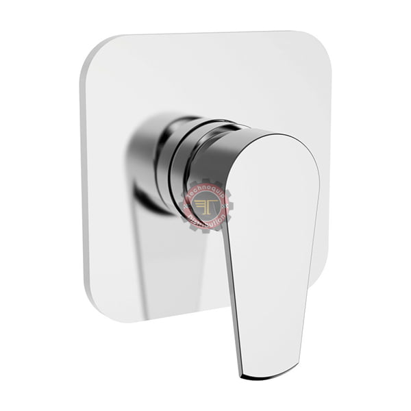 Plaque pour mitigeur de douche à encastrer
