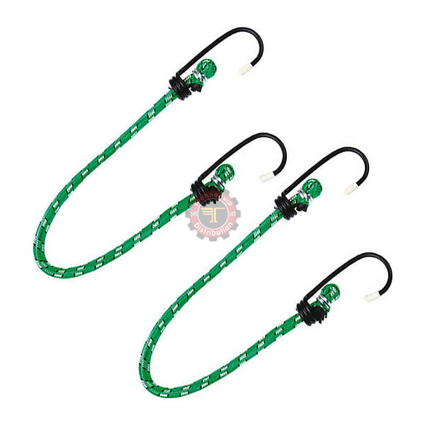 2 cordes élastiques avec crochets métalliques