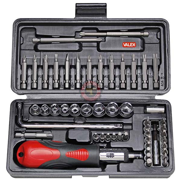 Coffret de douilles & embouts 52 pièces