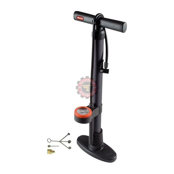 Pompe à vélo avec manomètre