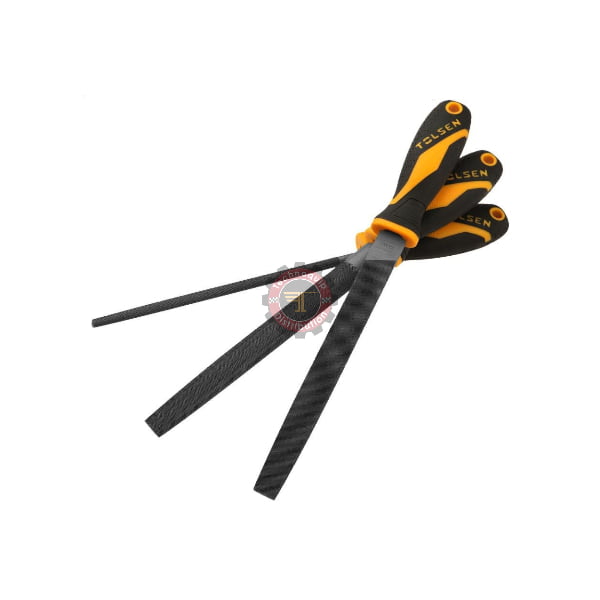 Jeu de 3 limes en acier 200MM 8″