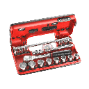 Coffret DBOX douilles métrique 6 pans 3/8" JL.DBOX1PB