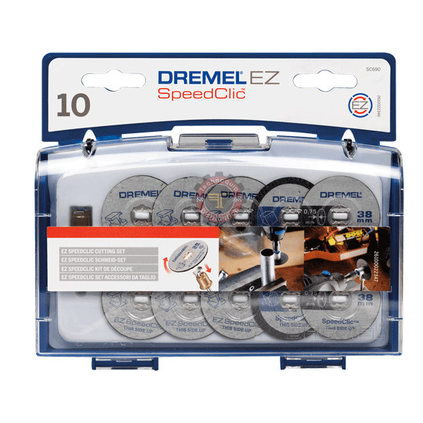 Coffret d'accessoires EZ SpeedClic pour la découpe Dremel SC690 2615S690JA
