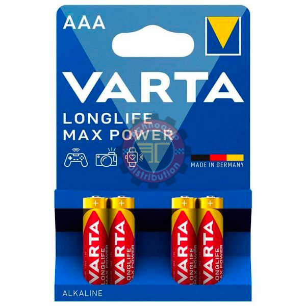 Pile alcaline Varta LR03 1.5 V AAA LongLife Max Power