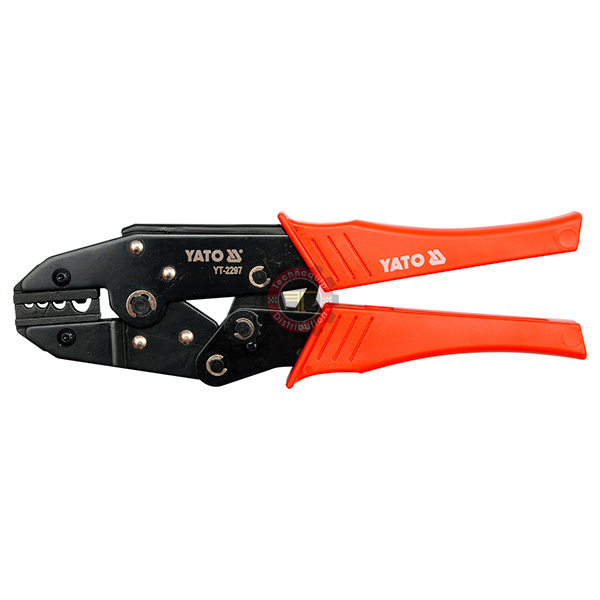 Pince à sertir à cliquet 230MM pour cosses pré isolées 1.5-10MM²