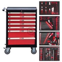 Servante à outils garnie 7 tiroirs 232 pièces GATMATIC GTT232
