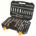 Jeu de 175 pièces pour cliquet 1/2" 3/8" & 1/4" CR-V