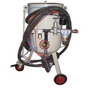 Sableuse mobile 200L sur trois roues