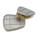 Paire de filtres anti-gaz et vapeurs 6075 A1+ formaldéhyde 3M