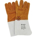 Gants anti chaleur en croûte de cuir