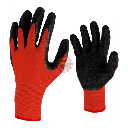 Gant de protection paume latex rouge