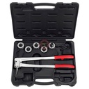 Coffret de pince à emboiture avec 5 têtes